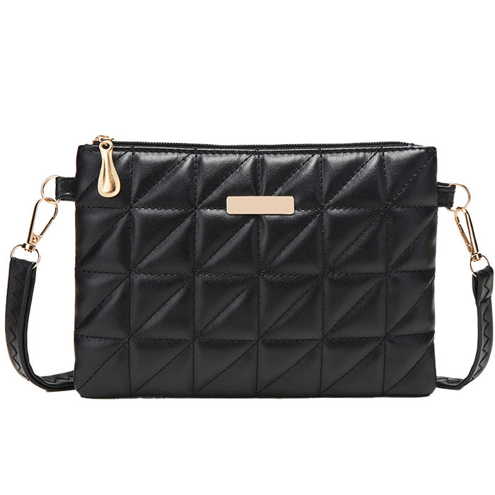 Wholesale White Urban Simplicity Embroidered Crossbody Bag For Women Fashion Accessory Gift