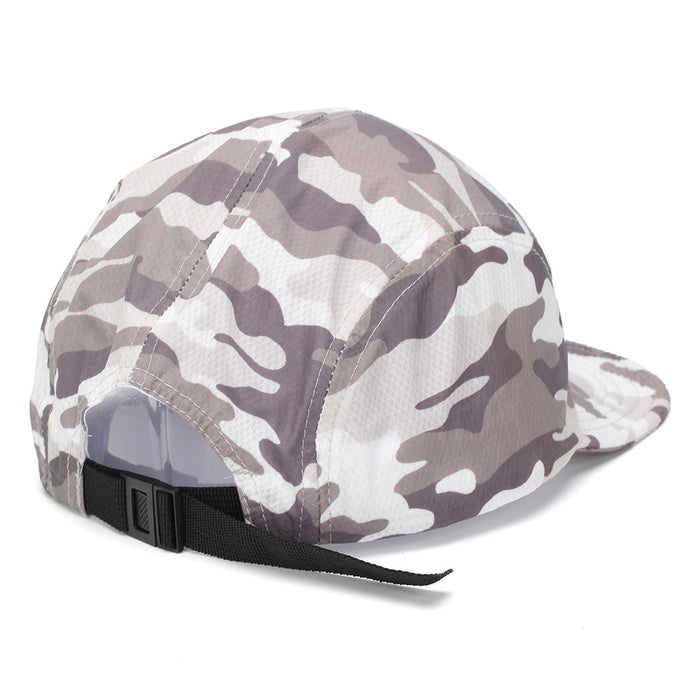 Wholesale Trendy Lightweight Plaid Camouflage Baseball Cap with Letter Embroidery Summer Street Fashion Accessory