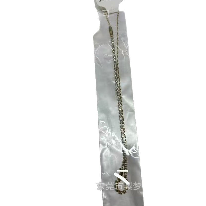 Wholesale New temperament, compact necklace, light luxury, classic letter bracelet, same style, versatile accessories