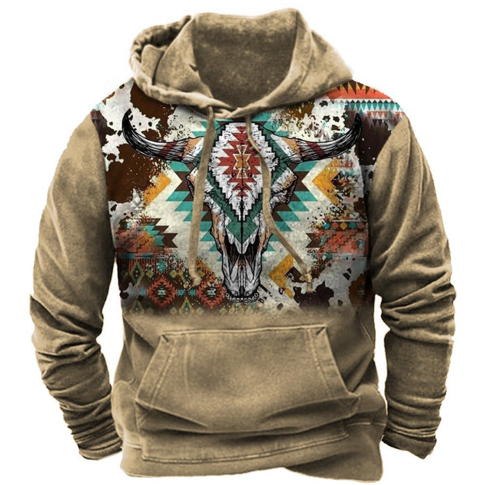 Wholesale Aztec Print Hoodie Sweatshirt JDC-CTS-OuFS001