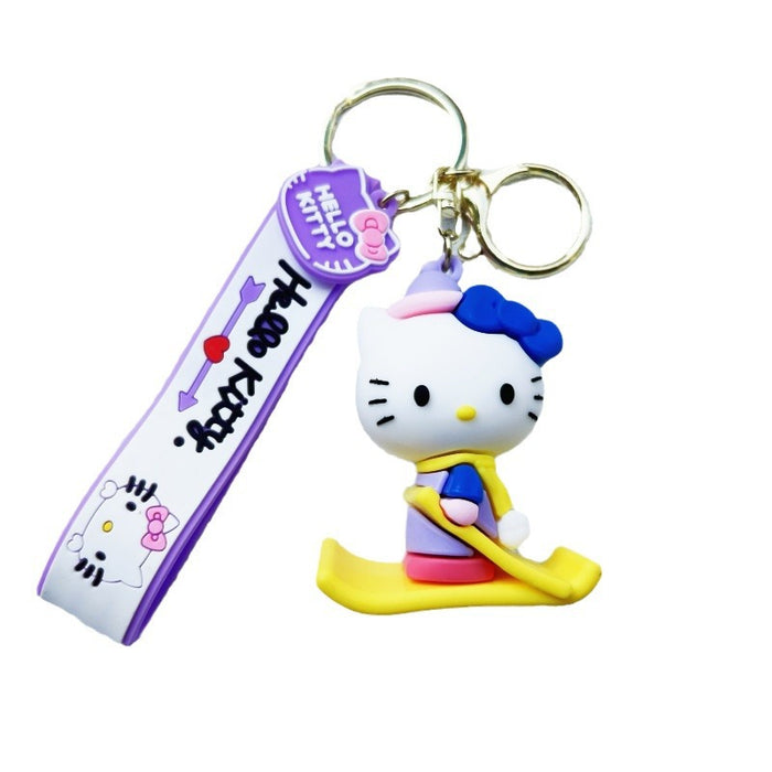 Wholesale PVC Cartoon Doll Keychain JDC-KC-WuYi132