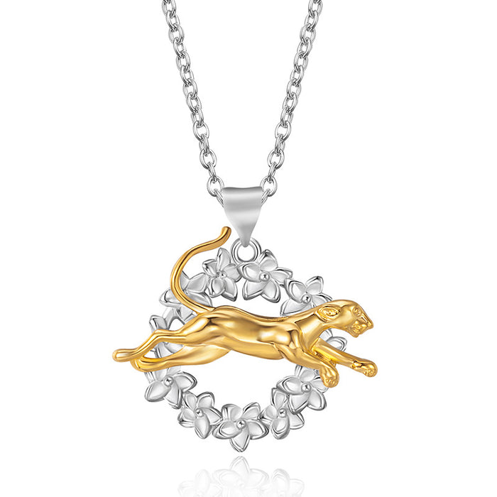 Wholesale Elegant luxury pendant necklace, versatile flower necklace