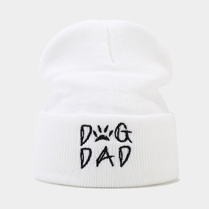 Wholesale Letter Embroidery Acrylic Warm Knitted Hat JDC-FH-LvYi052