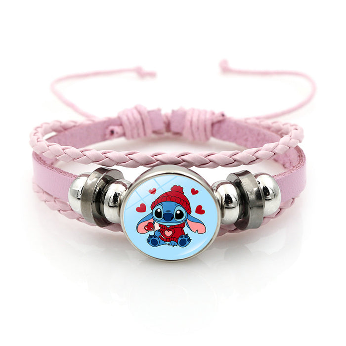 Wholesale Love Stitch Bracelet Jewelry Girl Gift Star Stitch Animation Surrounding Hand Jewelry Small Gifts JDC-BT-JY001