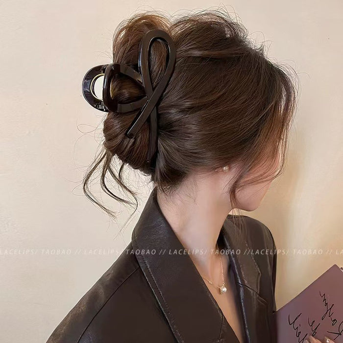 Wholesale Acrylic Grab Clip Hair Large Shark Hairpin Women's Back of Head Hair Accessories