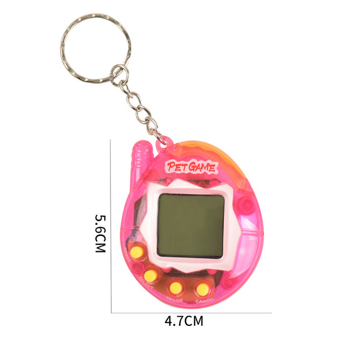 Wholesale Electronic Pet Machine Handheld Game Console Plastic Keychain JDC-KC-BJD003