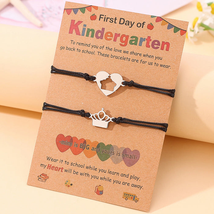 Wholesale Hand rope creative stainless steel hand woven bracelet