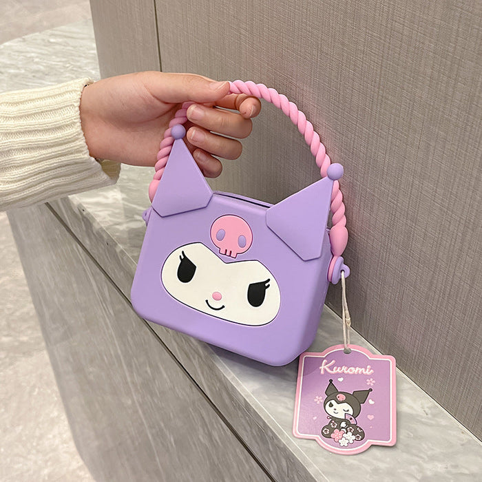 Wholesale Silicone Cartoon Kids Diagonal Bag JDC-SD-TianJ001