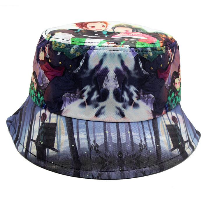 Wholesale Cartoon and anime print fisherman' s hat