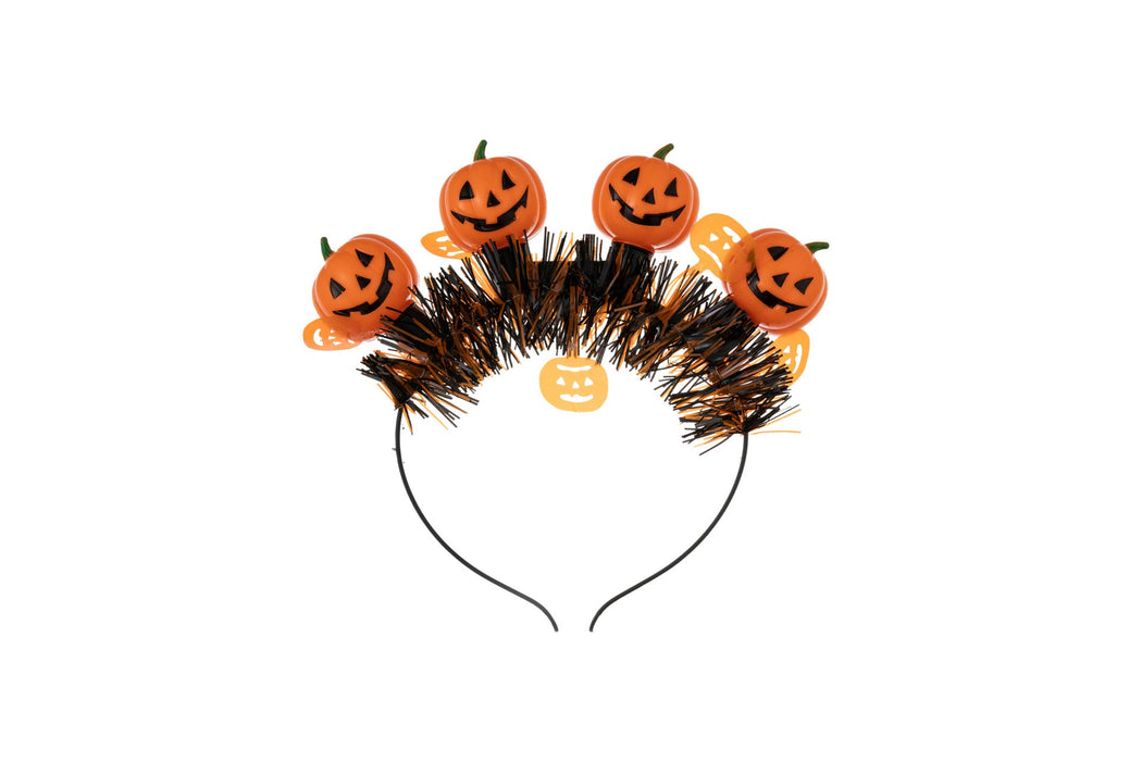 Wholesale Halloween Pumpkin Ghost Face PS Glow Hair Band JDC-HD-ChuanS001