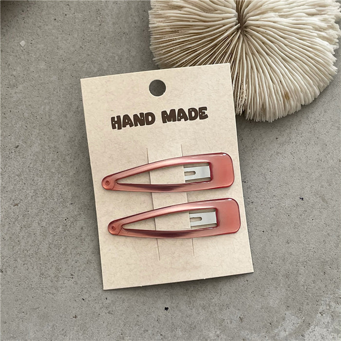 Wholesale New colored oil droplet bangs clip