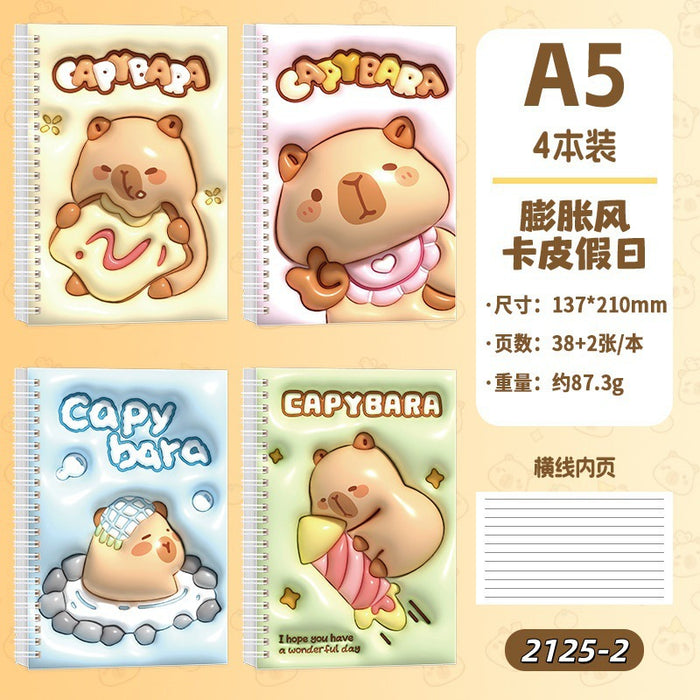 Wholesale A5 spiral cratoon creative notebook