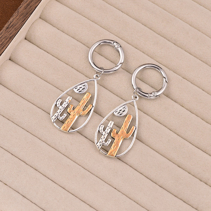 Wholesale Colorful unique geometric pendant shoe buckles Keychains