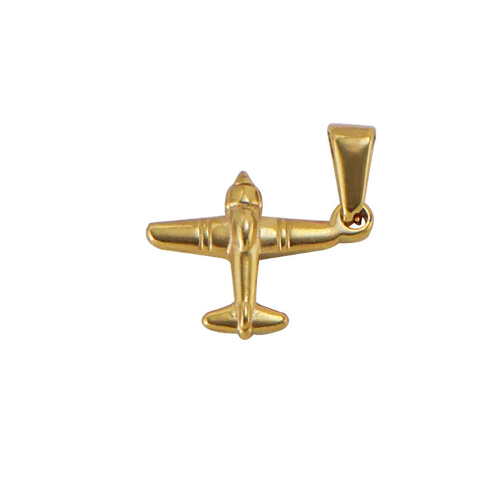 Wholesale Stainless Steel Single Pendant Gold Plated