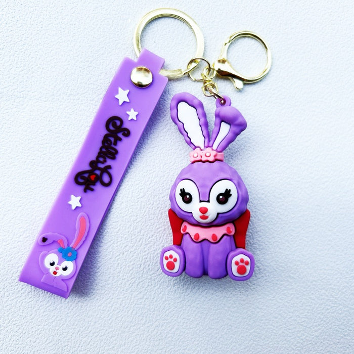 Wholesale PVC Cartoon Doll Keychain JDC-KC-WuYi117