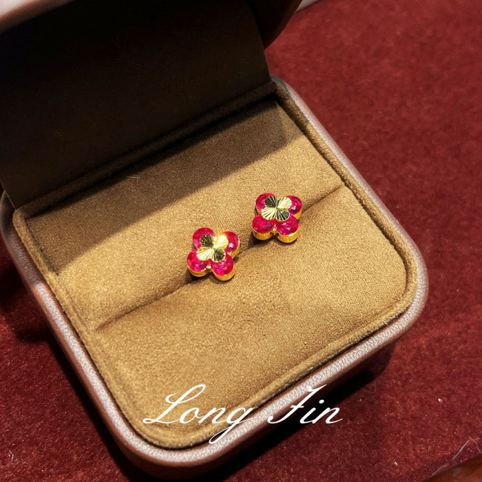 Wholesale Women's Four-Leaf Clover choker necklace Bracelet Earrings Set