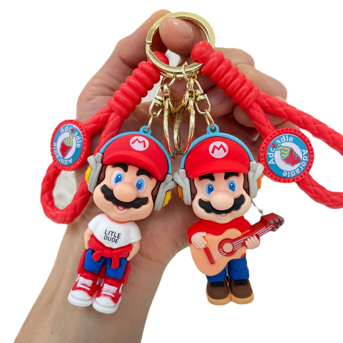 Wholesale Keychain cartoon doll backpack pendant car keychain claw doll machine small gift