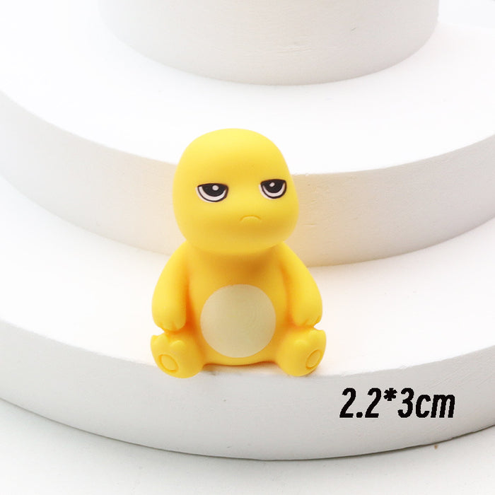 Wholesale P 3D Cute Solid Color Resin Little Dinosaur Accessories DIY JDC-FK-YaoL002