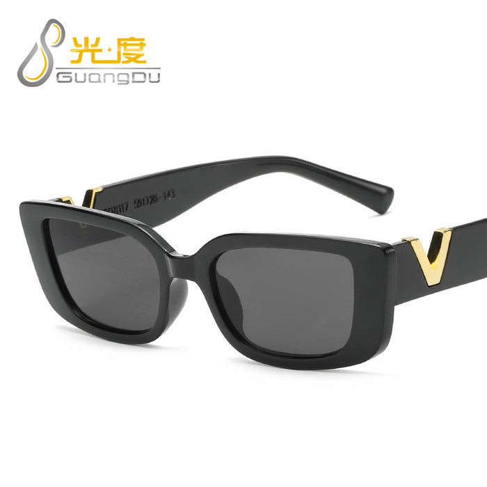 Wholesale Small frame sunglasses, same style fashionable and simple square trendy sunglasses