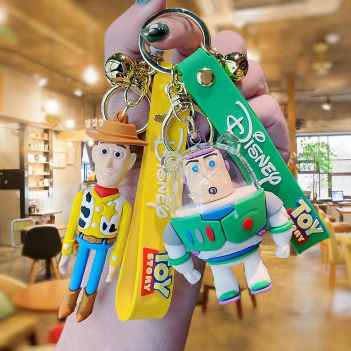 Wholesale Silicone Cartoon Doll Keychain JDC-KC-MingT226