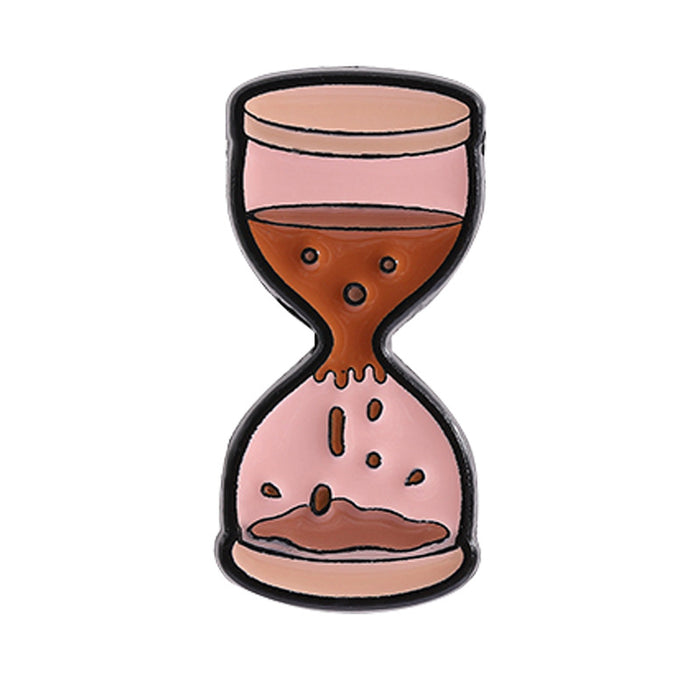 Wholesale Cartoon Coffee Cup Shape Brooch Pin Set Zinc Alloy Decorative Accent