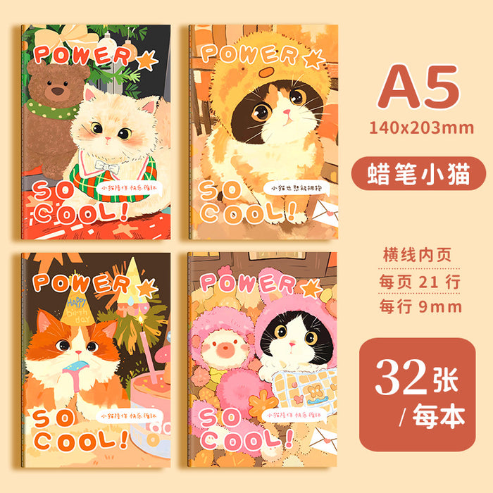 Wholesale 2pcs A5 cartoon retro notebook B5 cute stationery