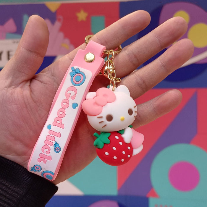 Wholesale Cartoon Strawberry Keychain JDC-KC-KuangK012