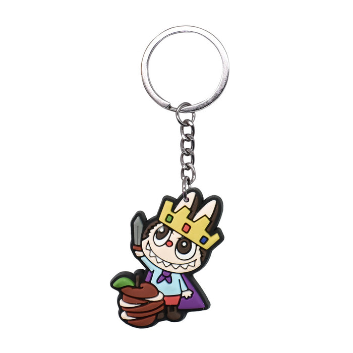 Wholesale Cartoon Pvc Key Chain Small Gifts Cute Key Ring DIY School Bag Pendant Key Chain
