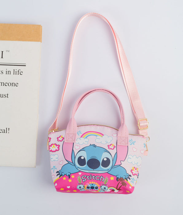 Wholesale Cute cartoon printed PU leather large capacity crossbody Handbags
