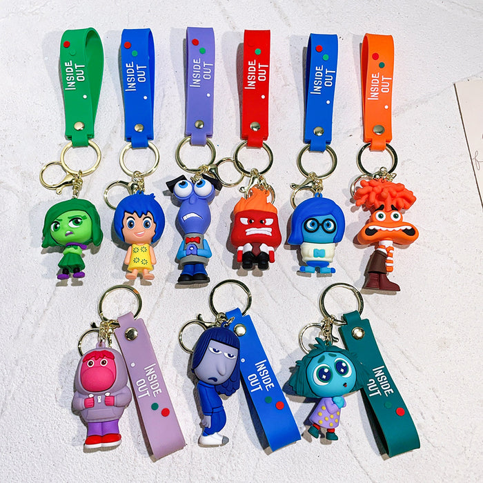 Wholesale PVC Cartoon Three-dimensional Keychain JDC-KC-Qiwei029