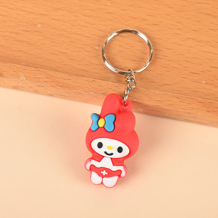 Wholesale 10PCS Cute Cartoon 3D PVC Keychain (S)JDC-KC-DongH001