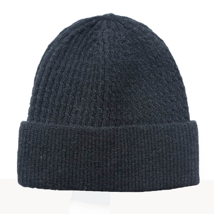 Wholesale Acrylic Solid Color Knitted Beanie Hat JDC-FH-LvH012