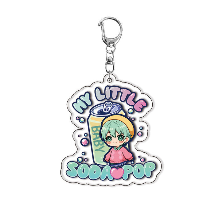 Wholesale Girl group acrylic keychain anime surrounding cute pendants