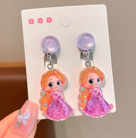 Wholesale Children' s Princess Jewelry Earrings