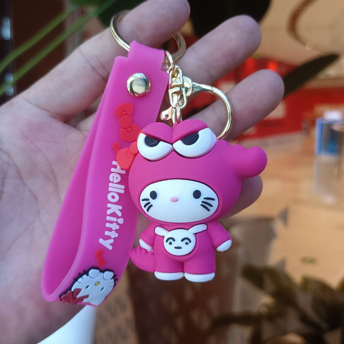 Wholesale Cartoon Silicone Doll Keychain JDC-KC-KuangK033