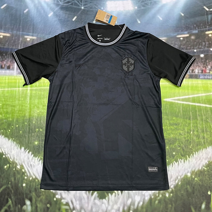 Wholesale World Cup Polyester Brazil Soccer Team Short Sleeve T-Shirt for Men Summer Casual