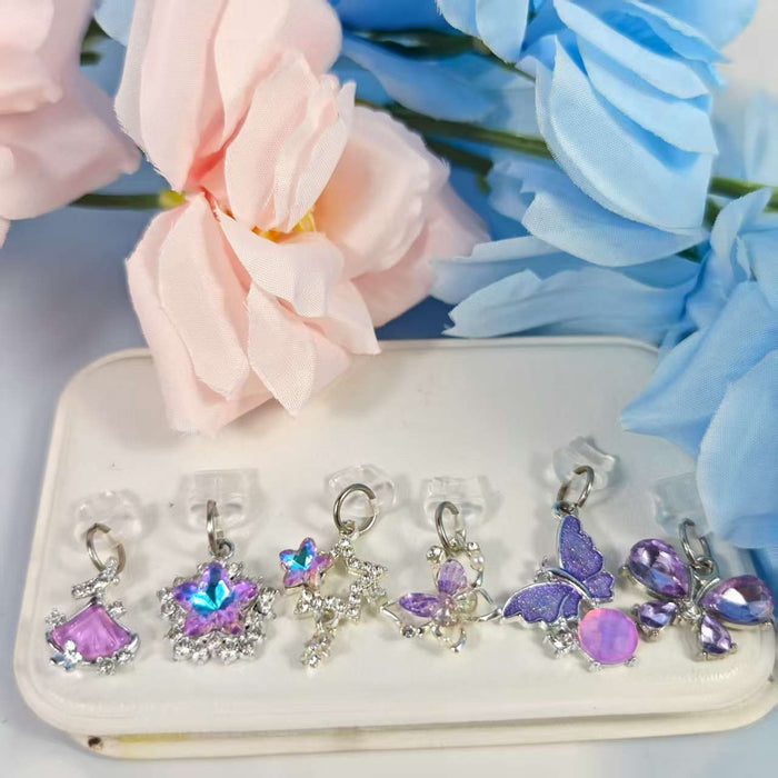Wholesale Diamond star and moon pendant Mobile Phone Stands