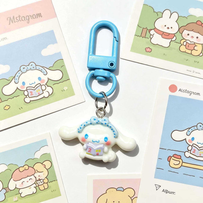 Wholesale Cute Cartoon Resin Keychain Bag Charm Pendant Everyday Decorative Accessory
