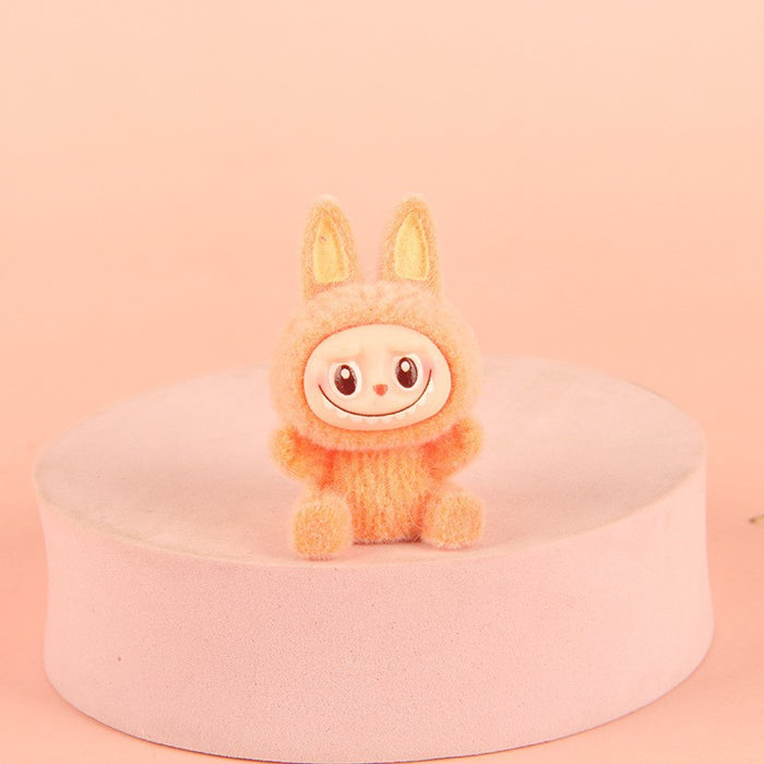 Wholesale Creative Resin Flocked Keychain