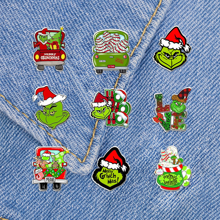 Wholesale Cartoon Christmas Series Resin Brooch JDC-BM-XiangL001