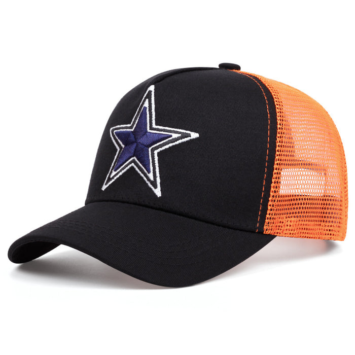 Wholesale Cotton Five-pointed Star Embroidered Baseball Cap JDC-FH-JingK005