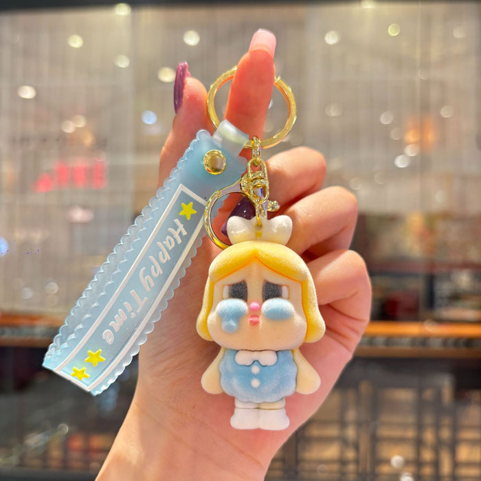 Wholesale Trendy Gray  Doll PVC Keychain Bag Charm Party Gift