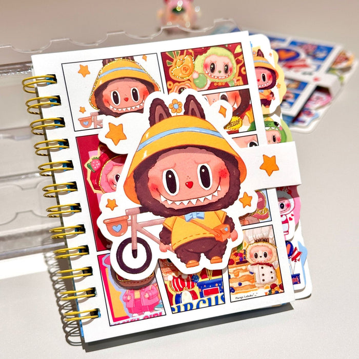 Wholesale A7 Coil Notebook Cute Cartoon Interlayer Notebook Memo Notebook Notebook Handbook