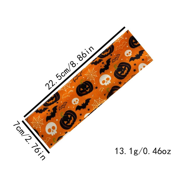 Wholesale  Women S Cute Pumpkin Ghost Print Elastic Headband Party Accessory