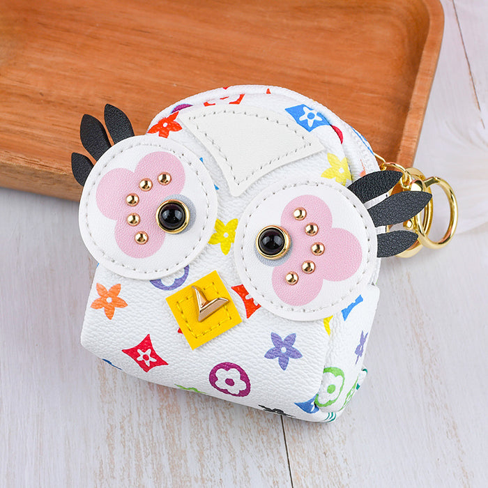 Wholesale PU Owl Key Pendant JDC-KC-DiPN001