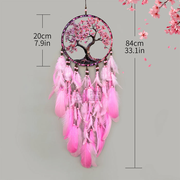 Wholesale Boutique Feather Dreamcatcher Wind Chime Wall Hanging Home Decor MOQ≥2