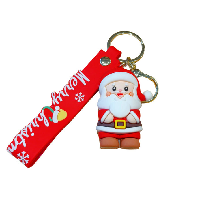 Wholesale  keychain,  cute Christmas tree,  little elk,  Christmas stocking keychain,  claw machine small gift
