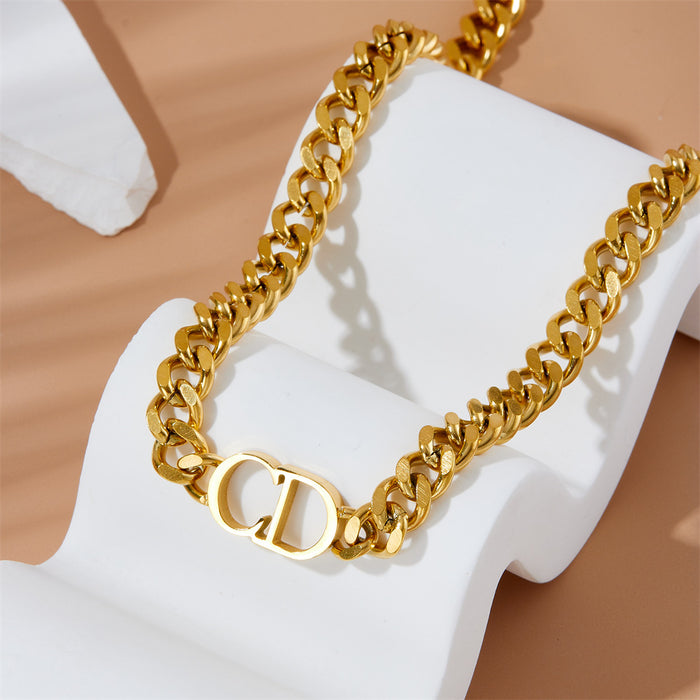 Wholesale 2pcs Earrings jewelry titanium steel necklace