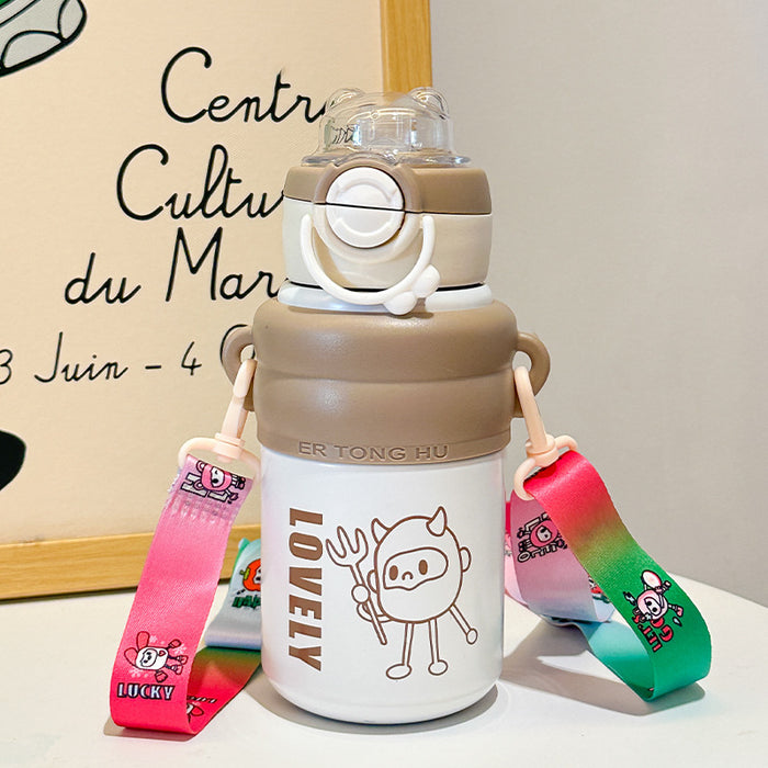 Wholesale Double Drink Children's Thermos Cup JDC-CUP-Suhui003