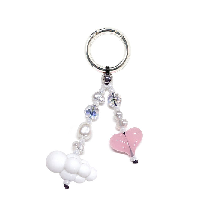 Wholesale  Keychain Love Key Chain DIY Hanging Ornaments Girls  Bag Small Pendant